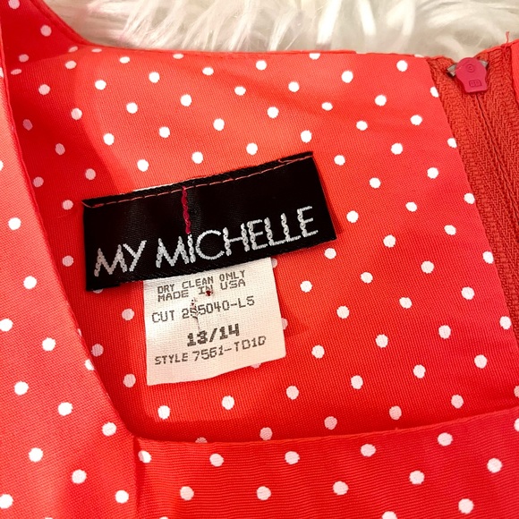 Vintage My Michelle midi dress, size 13/14. - Picture 3 of 7